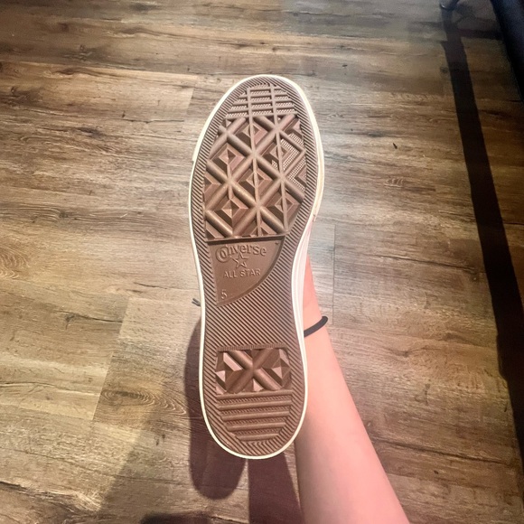 New gold quilted platform converse - Picture 4 of 4